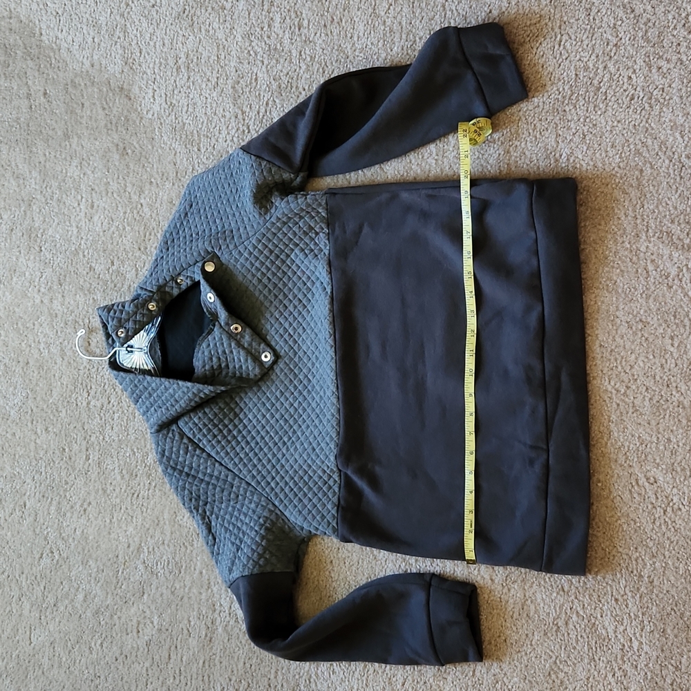 Quilted sweatshirt